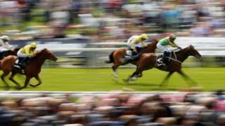 Racing at the Curragh.